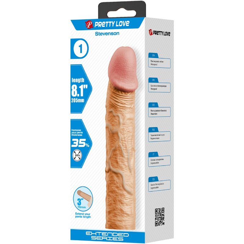 Pretty Love Stevenson - Funda Peneana con Extensión 7.6 cm