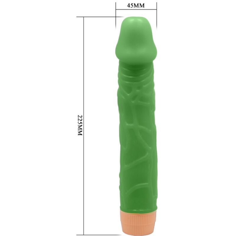 Baile Bill Realistic Vibrator 22.5 cm Verde
