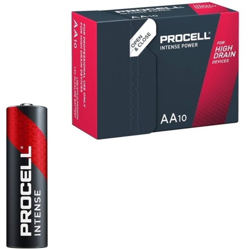 Duracell Procell Intense Power Alkaline LR6 AA 1.5V - Pack 10 Pilas