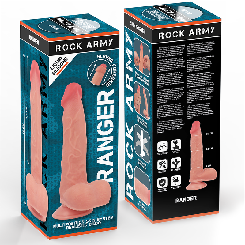 Rock Army Liquid Silicone Ranger - 22 cm