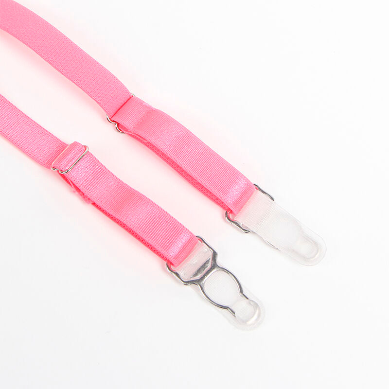 Subblime Set de Lencería con Encaje y Liguero Rosa y Lila L/XL
