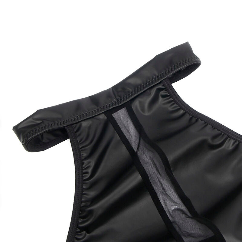 Vestido Halter Neck con Transparencias Subblime - Negro S/M
