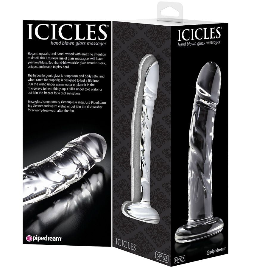 Icicles Número 62 - Masajeador de Vidrio