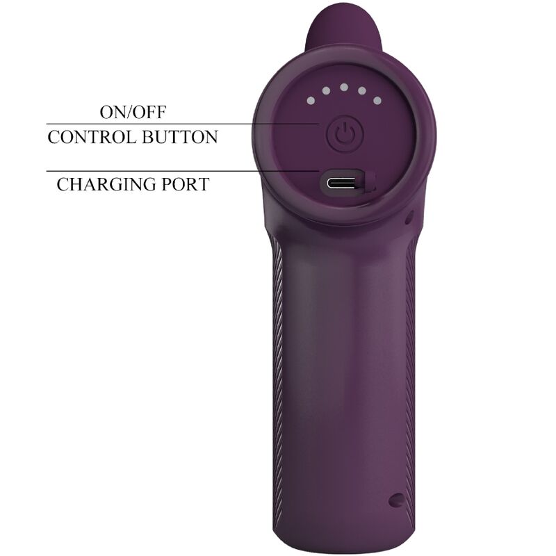 Pretty Love DJ Scholar Massager 5 Velocidades Púrpura