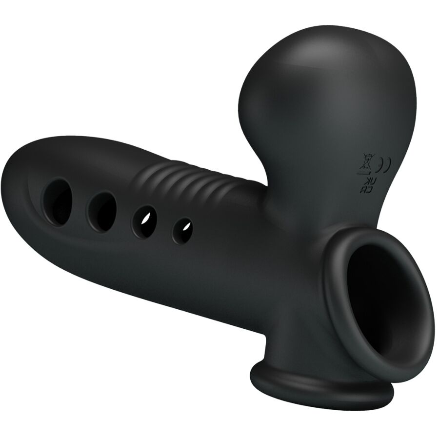 Pretty Love Crane Penis Sleeve with Airbag Black