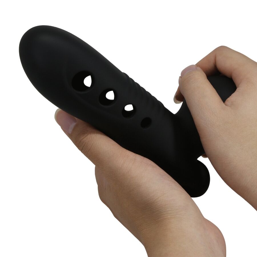 Pretty Love Crane Penis Sleeve with Airbag Black