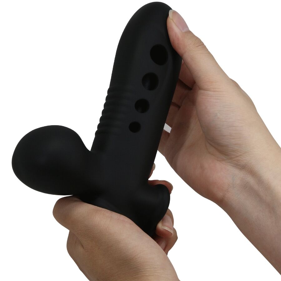Pretty Love Crane Penis Sleeve with Airbag Black