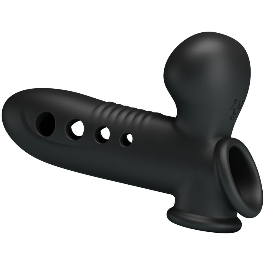 Pretty Love Crane Penis Sleeve with Airbag Black