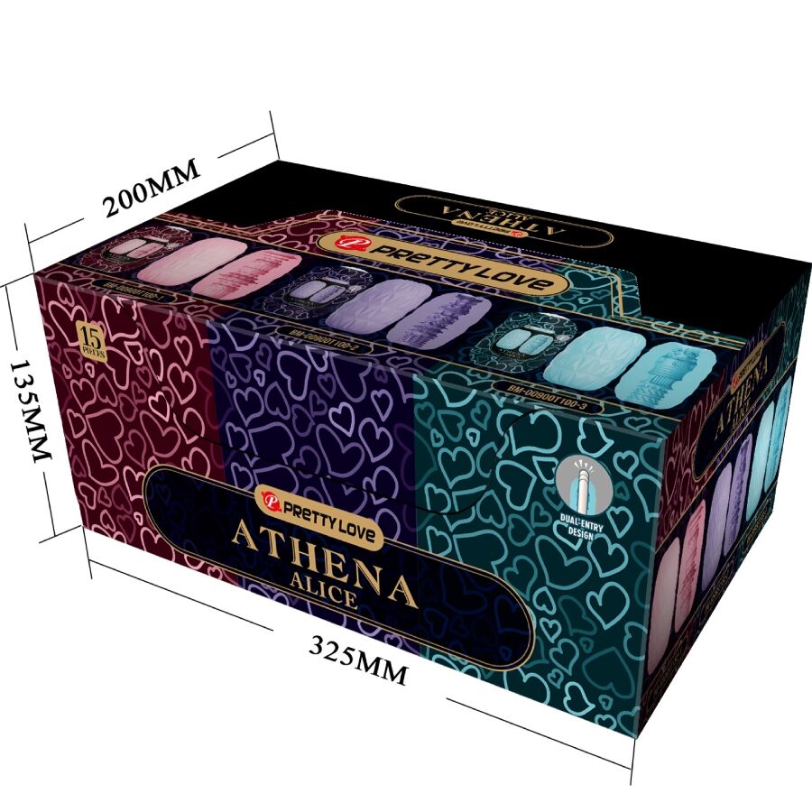 Pretty Love Athena Alice Pack - Set de 15 Masturbadores Masculinos