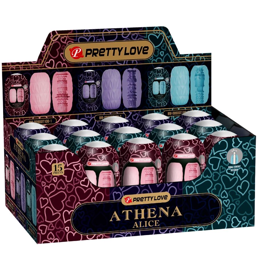 Pretty Love Athena Alice Pack - Set de 15 Masturbadores Masculinos