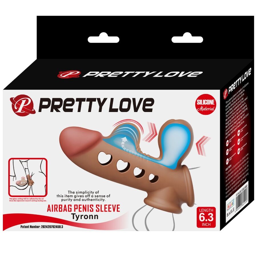 Pretty Love Tyronn Penis Sleeve con Airbag