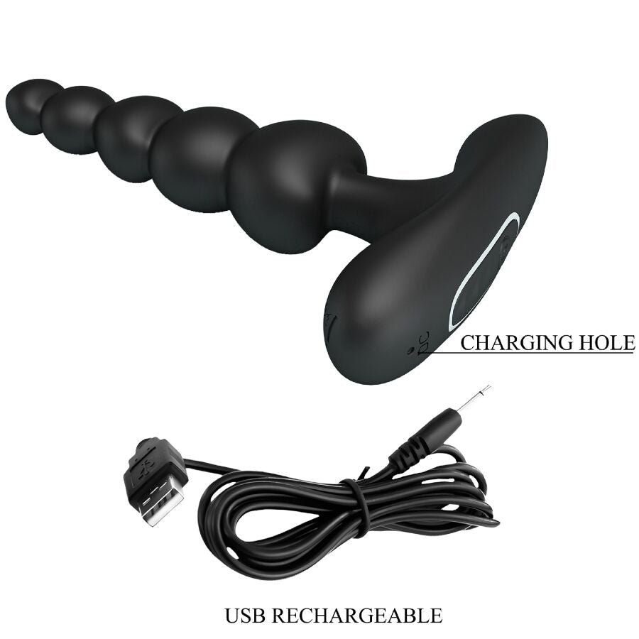 Pretty Love Corban Vibrador Anal 10 Vibraciones Negro