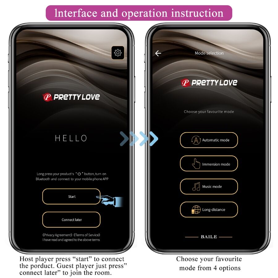 Pretty Love Leviathan Vibrador Controlado por App - Púrpura