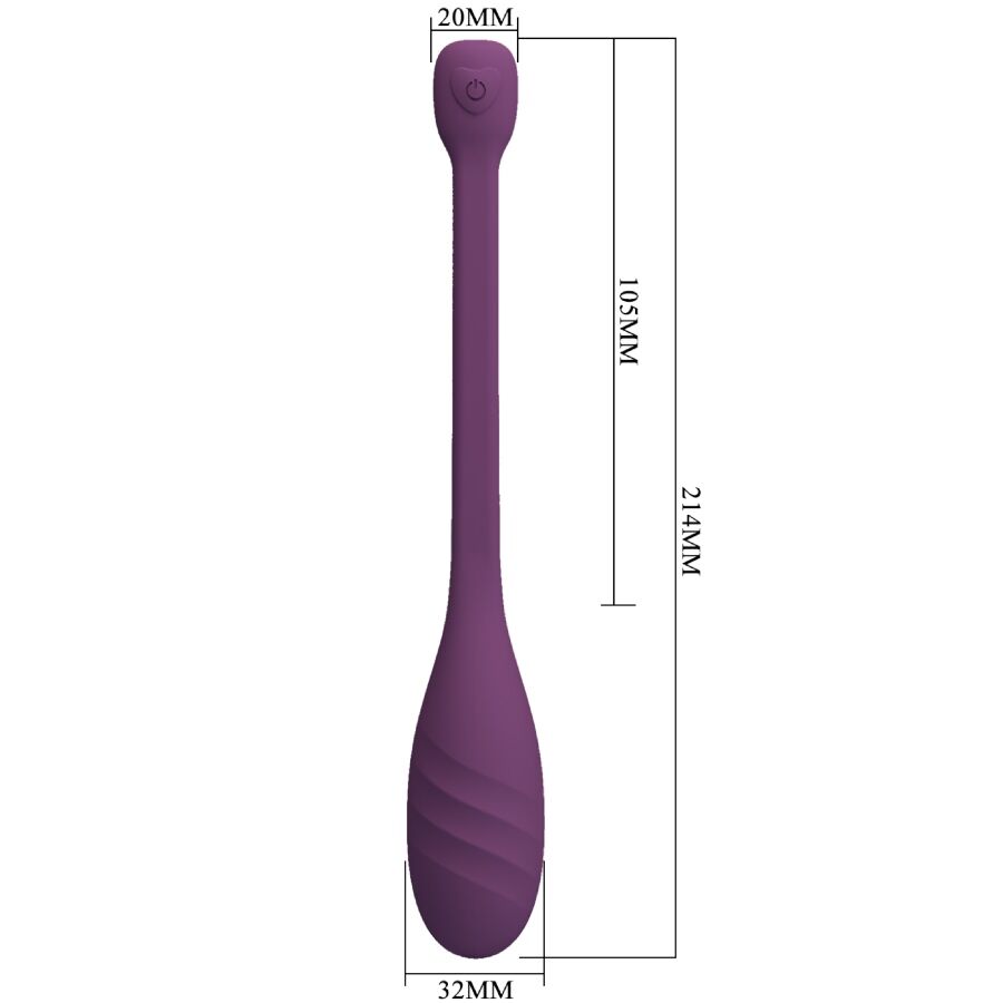 Pretty Love Leviathan Vibrador Controlado por App - Púrpura
