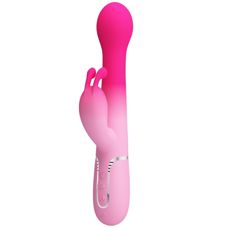 Pretty Love Dejon 3 en 1 - Vibrador Conejo Multifunción Rosa