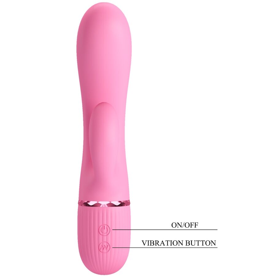 Pretty Love Marski Rabbit Vibrator Rosa - Estimulación Dual