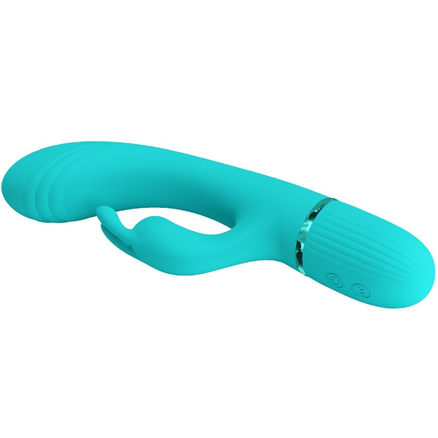 Pretty Love Scocco Vibrator Rabbit Turquoise