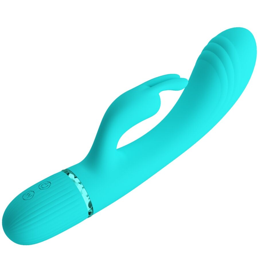 Pretty Love Scocco Vibrator Rabbit Turquoise
