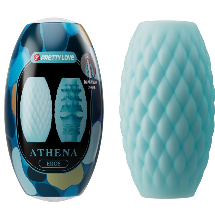 Pretty Love Athena Eros - Masturbador de Silicona Azul
