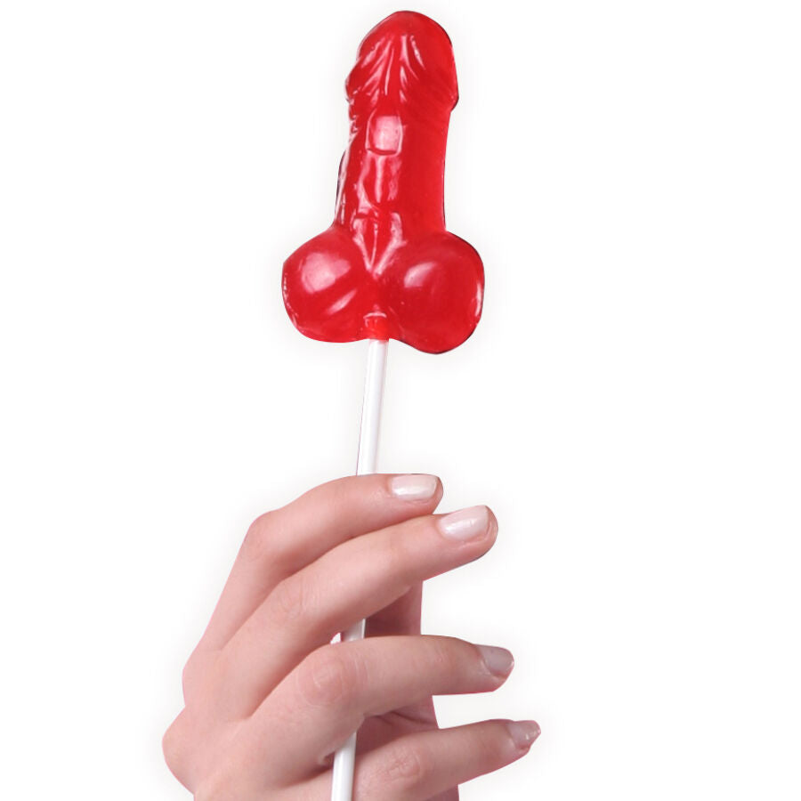 Secretplay Display Assortment Penis Lollipops Strawberry 40 Unidades