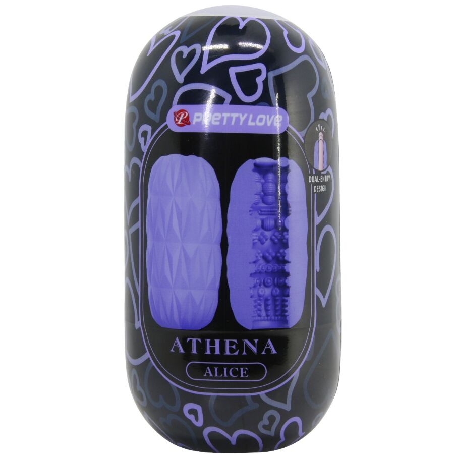 Pretty Love Athena Alice Masturbador Masculino Púrpura