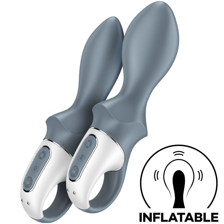 Satisfyer Air Pump Booty 1 - Vibrador Anal Inflable Gris
