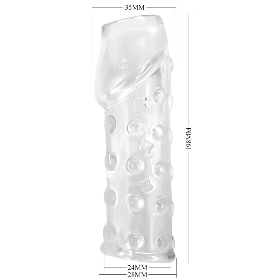 Pretty Love Tight and Volumizing Penis Sleeve Transparent