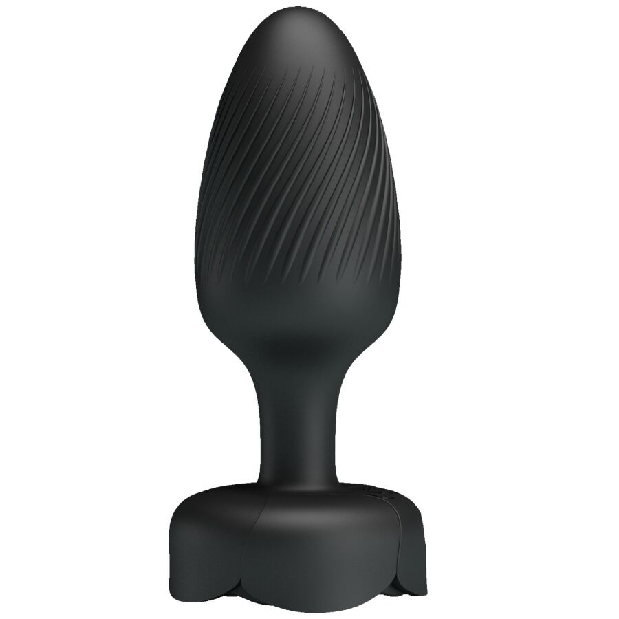 Pretty Love Osborn - Plug Anal con Luz LED Negro 9.8 cm