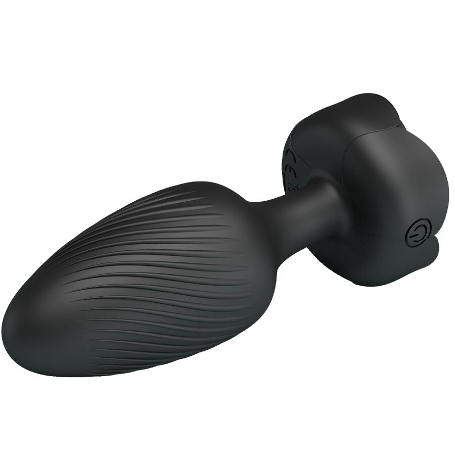 Pretty Love Osborn - Plug Anal con Luz LED Negro 9.8 cm