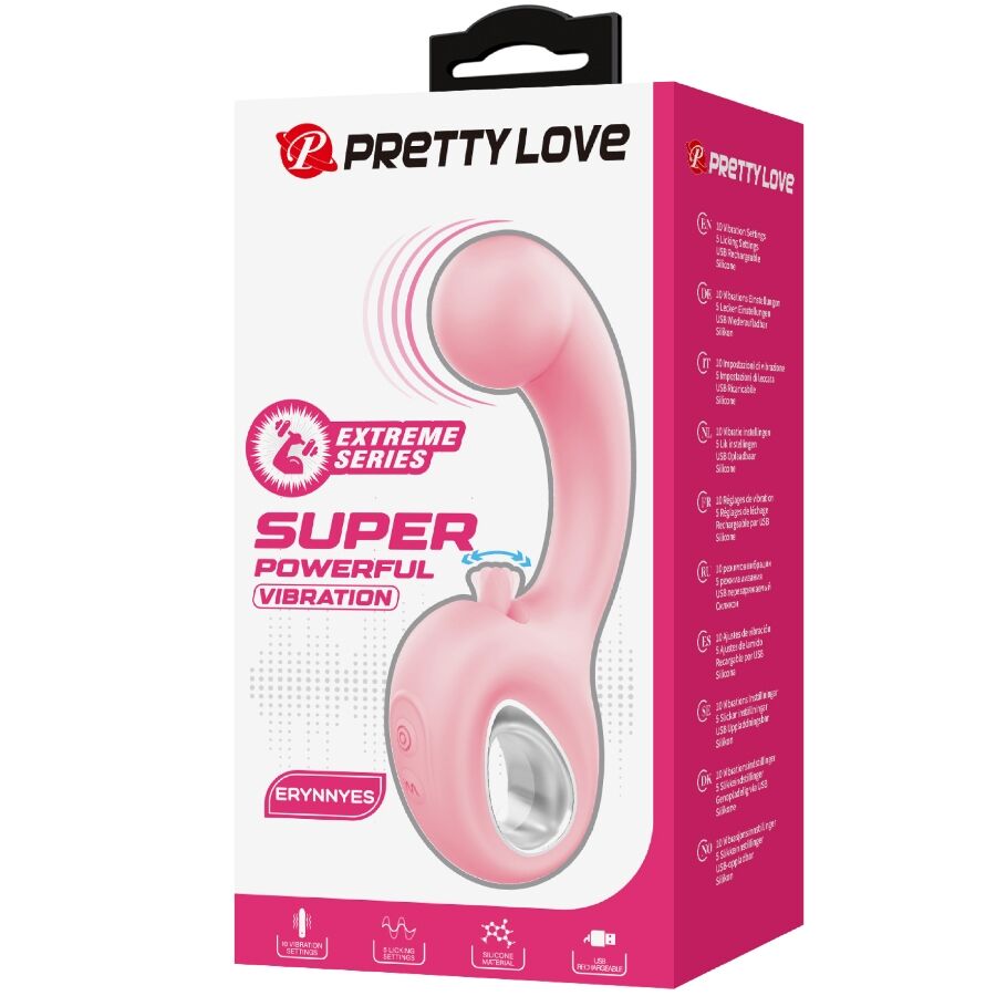 Pretty Love Erynnyes - Estimulador Dual G-Spot y Clítoris con 10 Vibraciones