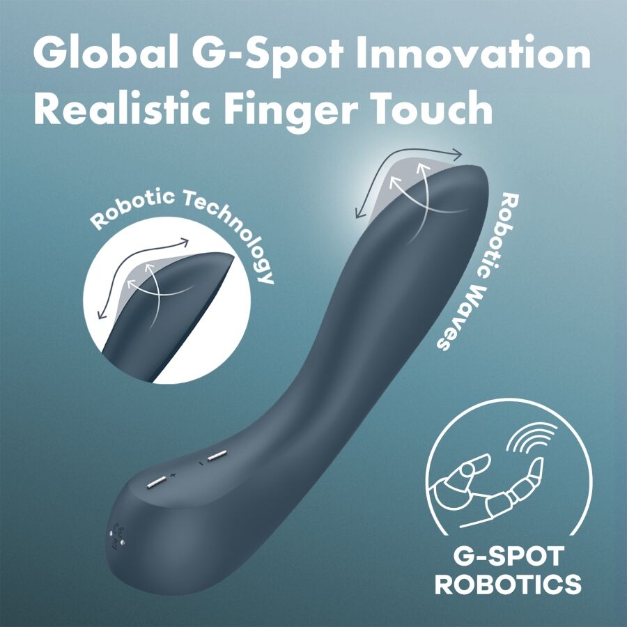 Satisfyer G-Spot Wave 4 - Vibrador con 12 Programas de Vibración
