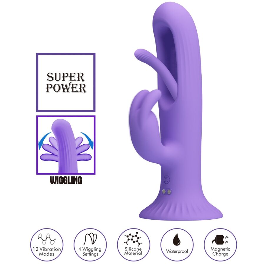 Pretty Love Killmoulis Rabbit Vibrator - 12 Modos de Vibración