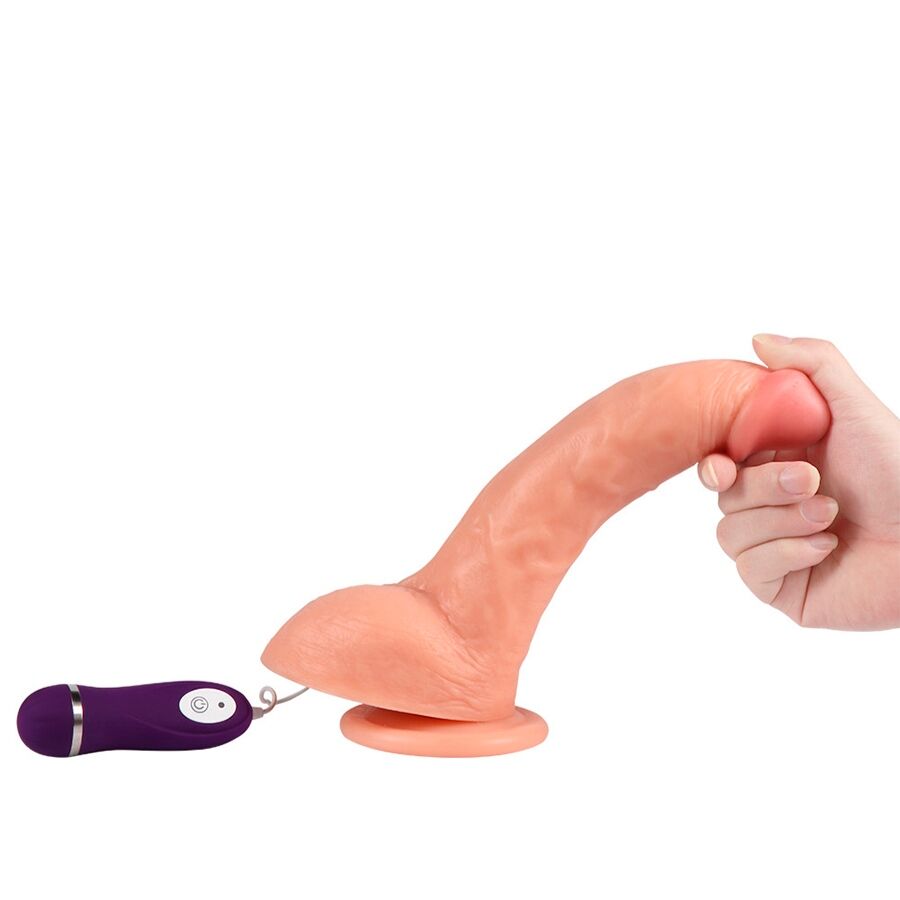 Shequ Beast Vibrating Dildo with Remote Control 24.5 cm