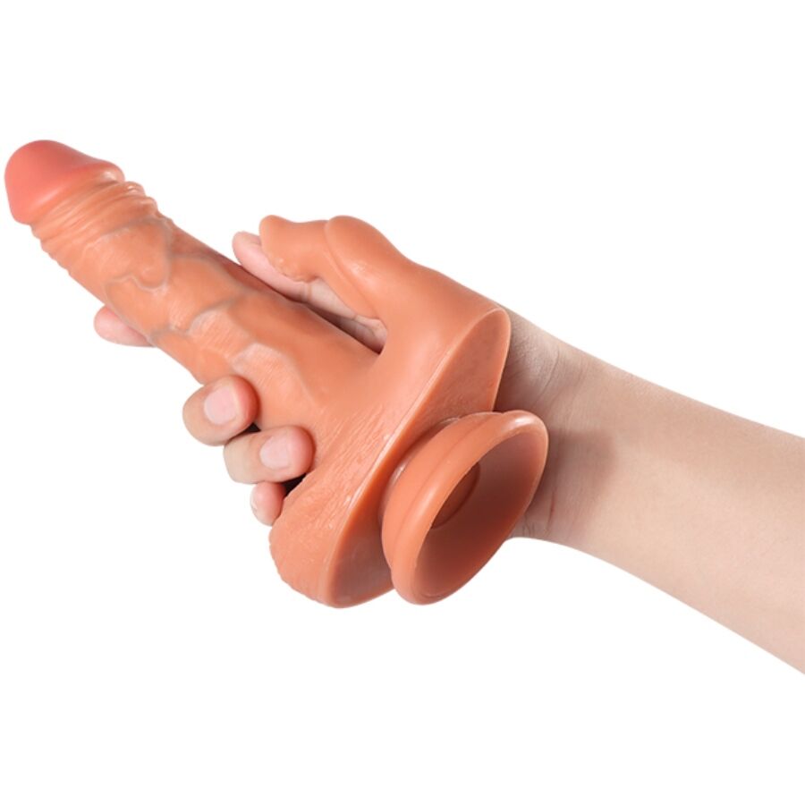 Estimulador Dual con Vibración y Control Remoto 16 cm