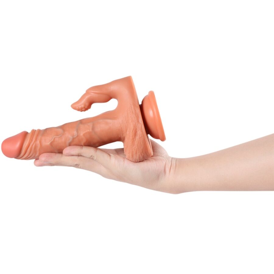 Estimulador Dual con Vibración y Control Remoto 16 cm