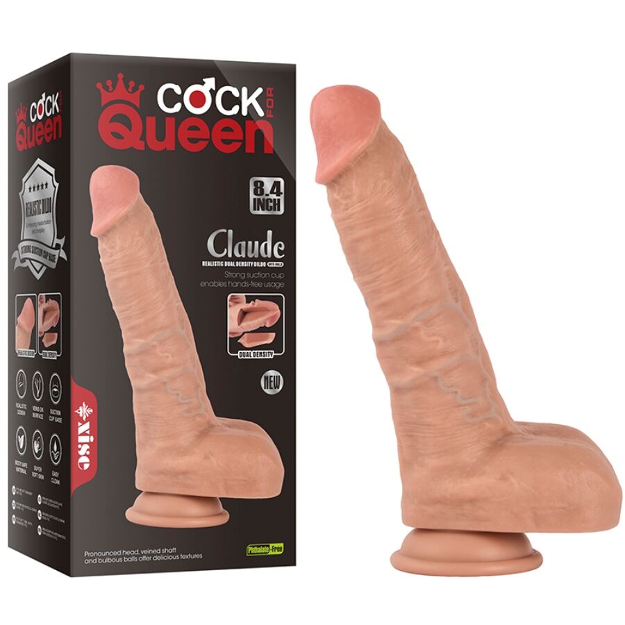 Xise Claude Realistic Double Density Dildo 16.5 cm