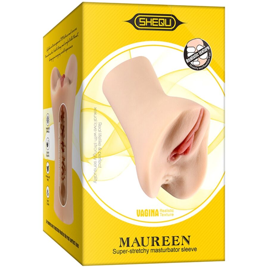Shequ Maureen - Masturbador Vagina Silicona Médica con Texturas Estimulantes