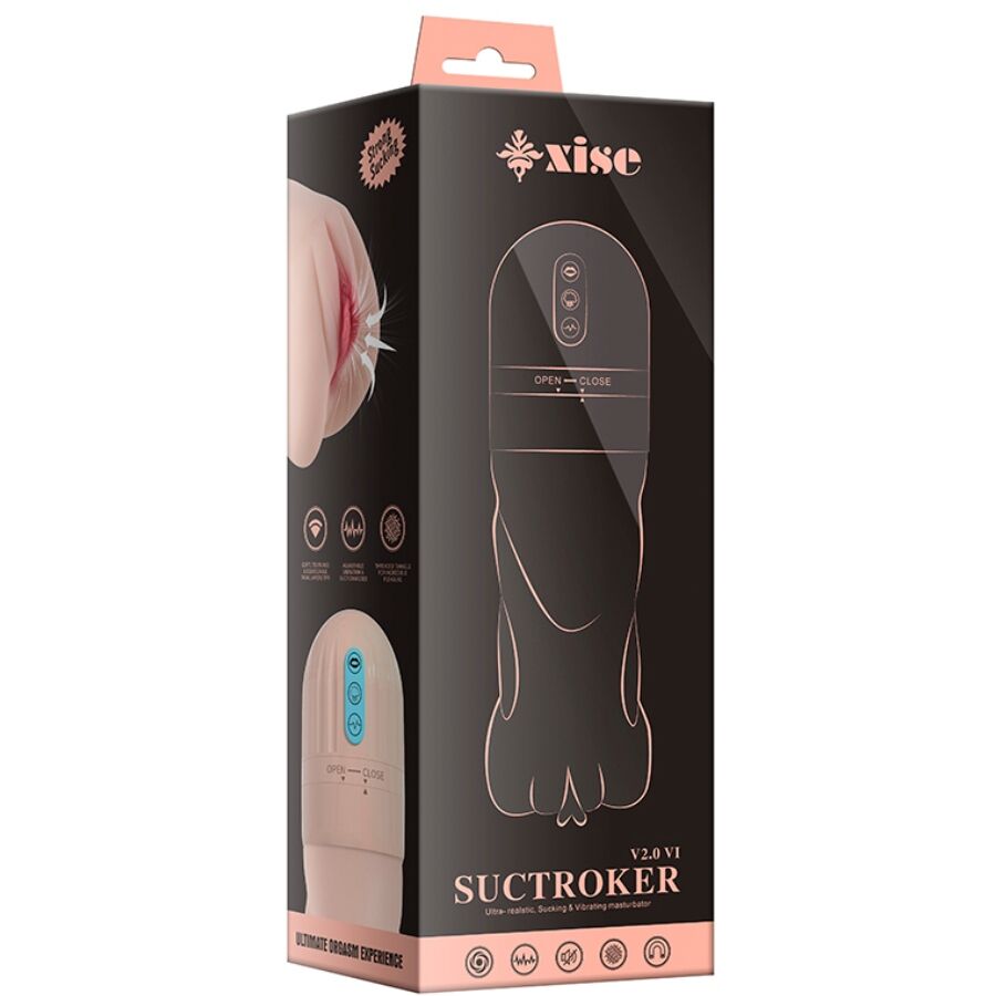 XISE Suctroker V2.0 VI - Masturbador con Vibración