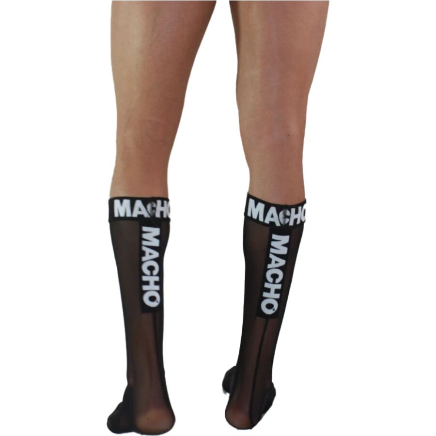 Calcetines Finos Macho One Size Negro