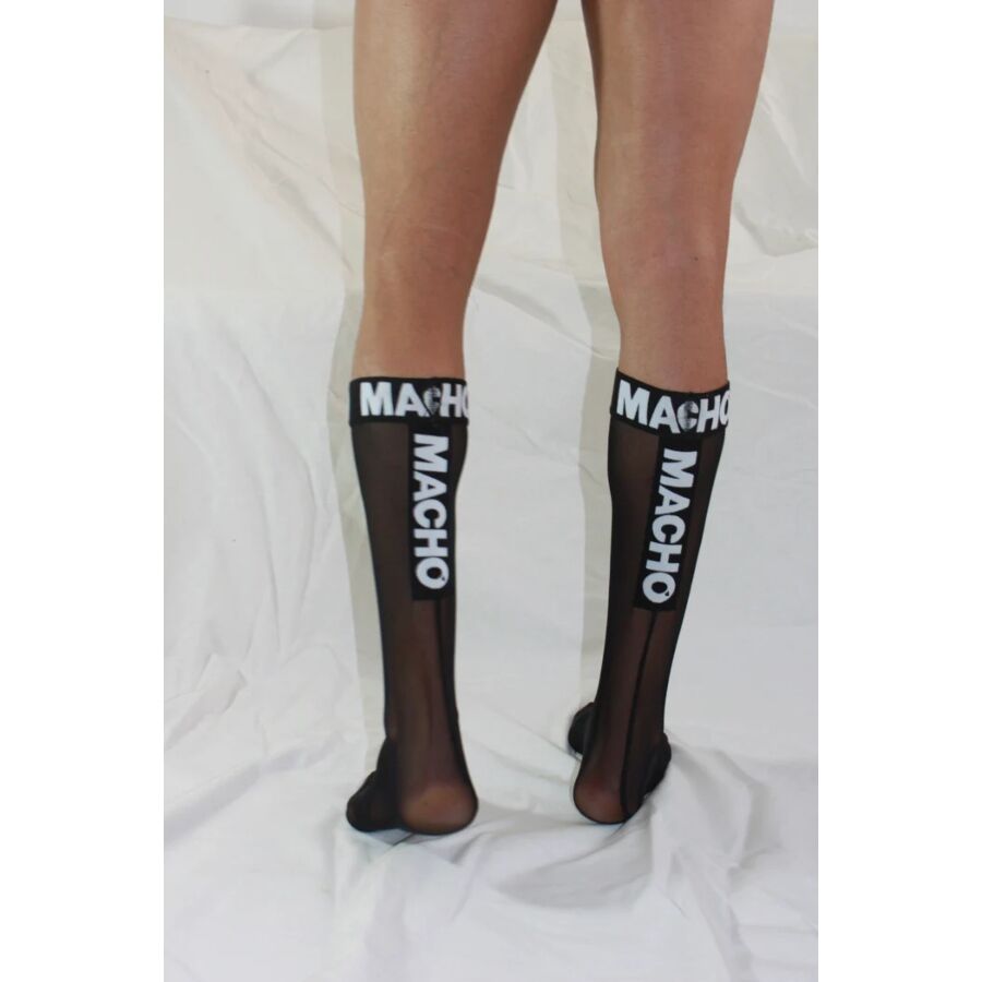 Calcetines Finos Macho One Size Negro