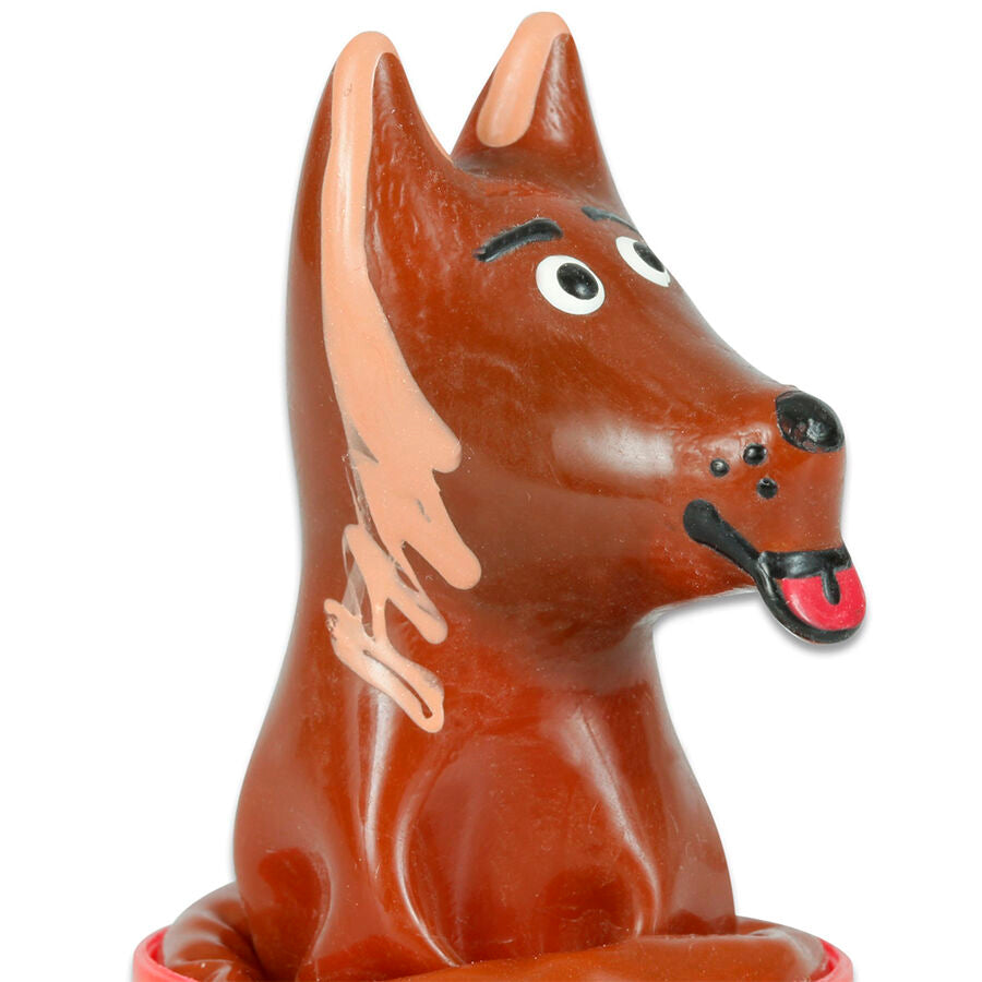 Condomerie Condones Novelty Pintados a Mano Diseño Perro