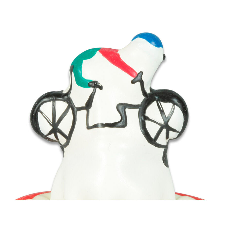 Condones Novelty Handpainted Bicycle - Látex Natural Pintados a Mano