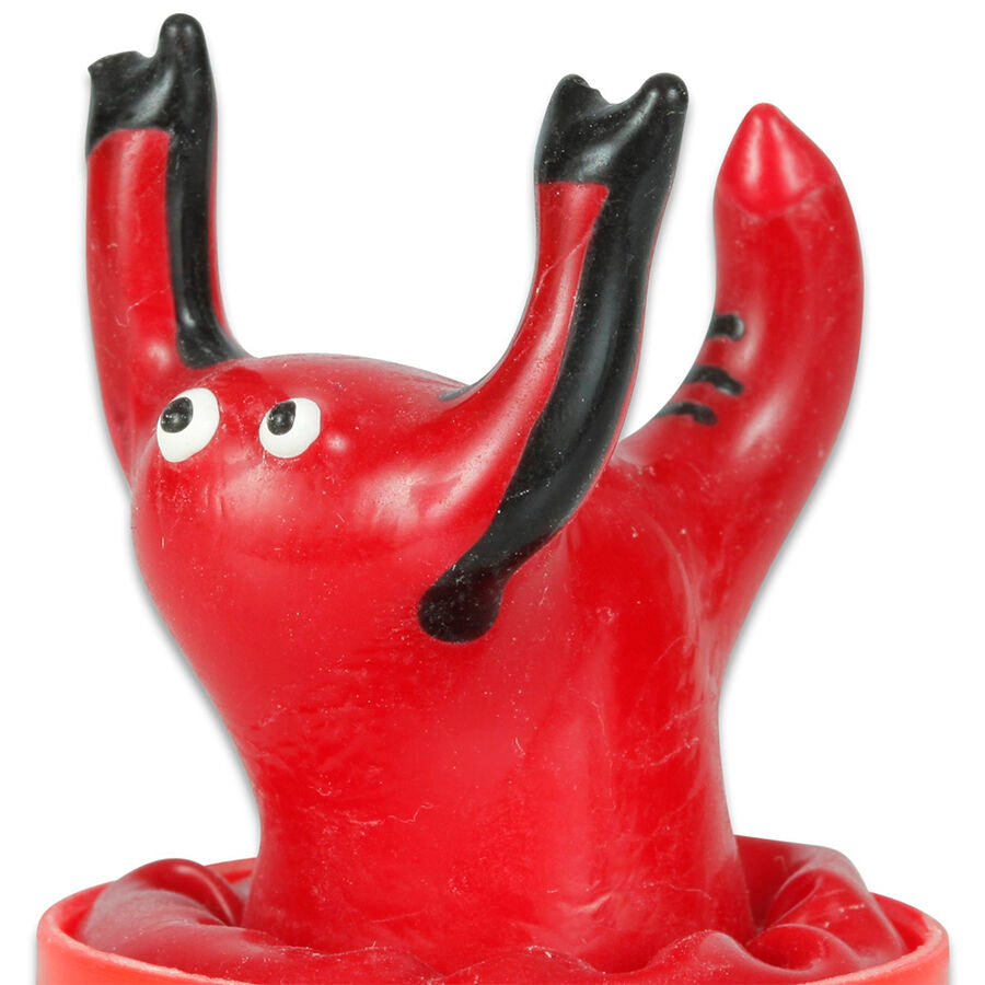 Condomerie Handpainted Novelty Condoms Red Scorpio - Diseño Artesanal Bohemio