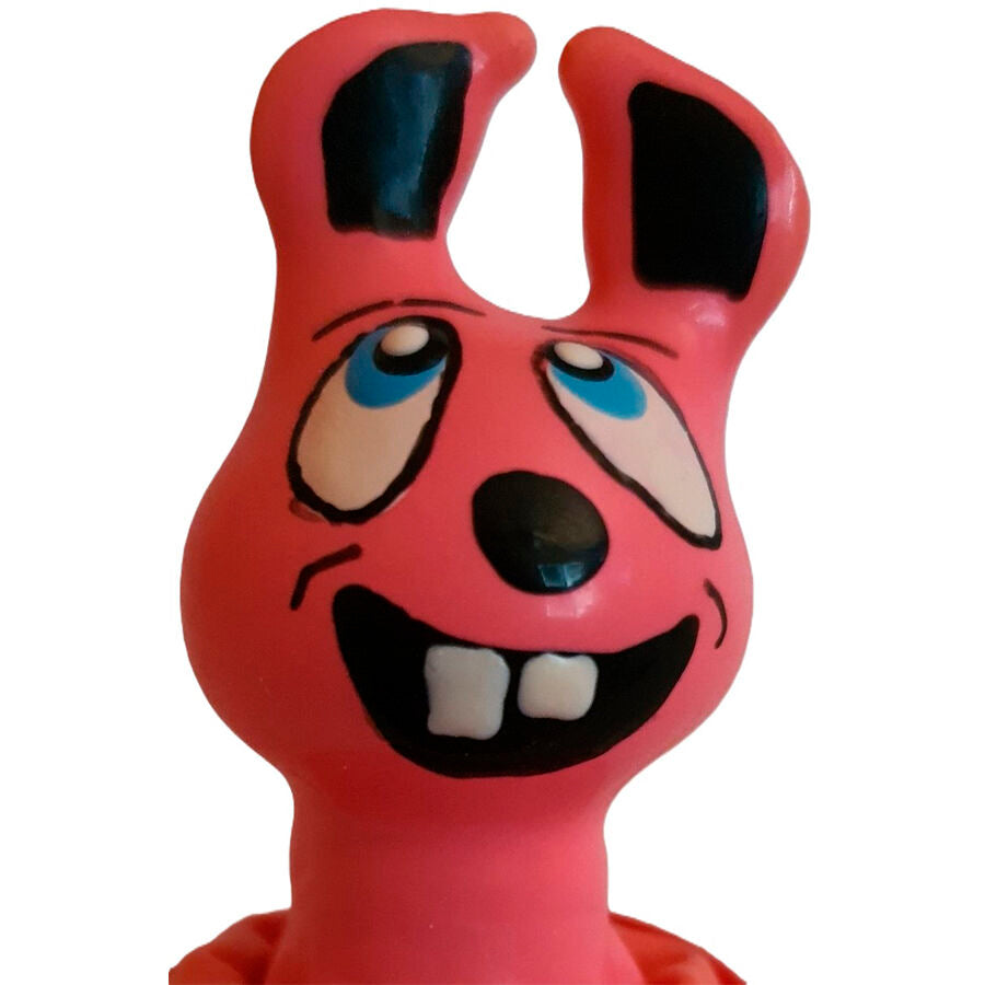 Condones Novelty Handpainted Laughing Pink Hare - Condomerie