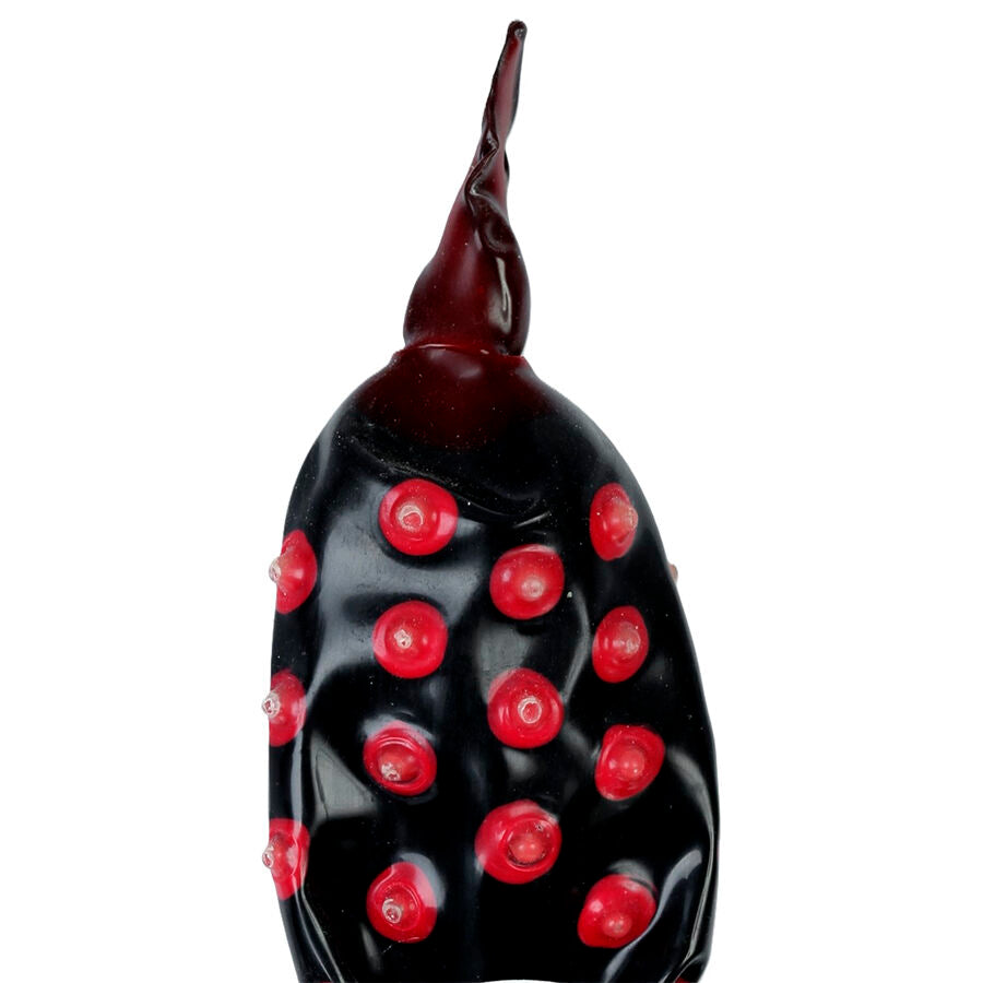 Condomerie Handpainted Novelty Condoms Black Fakir XL
