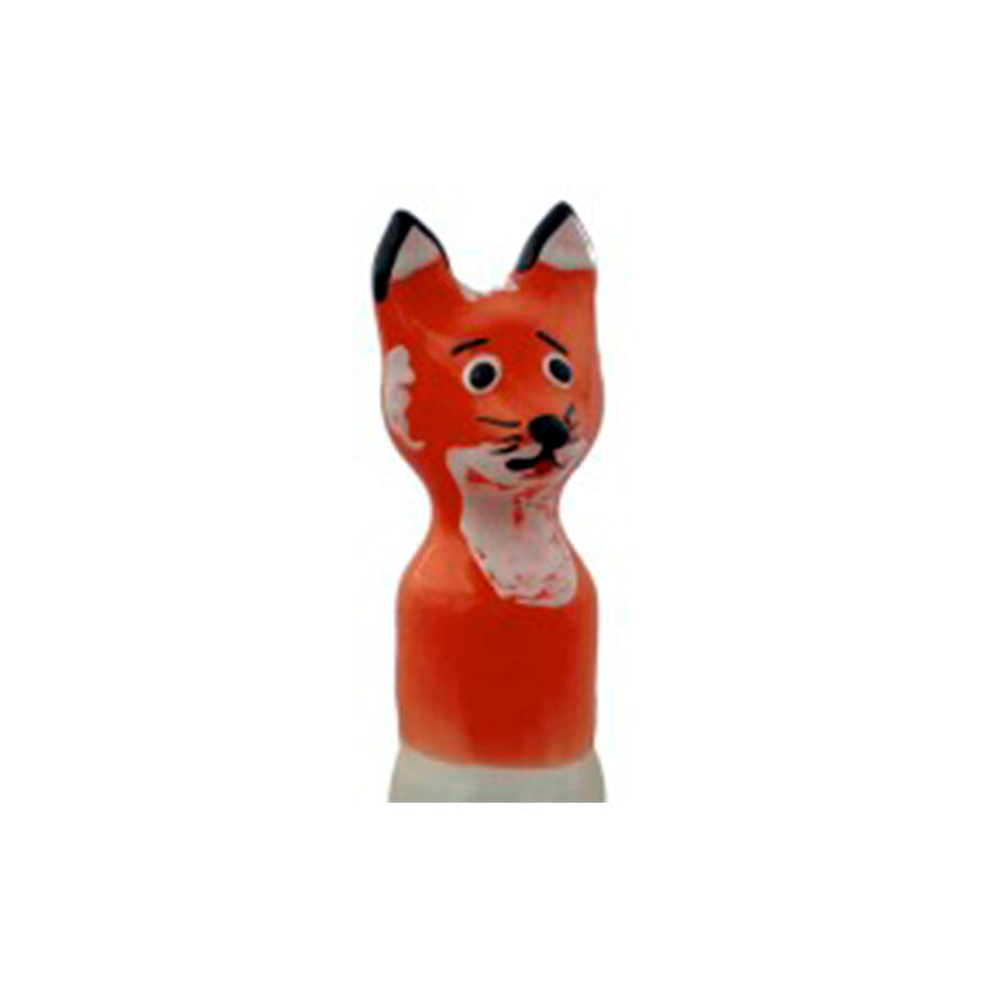 Condomerie Handpainted Novelty Condoms Fox Brown XL