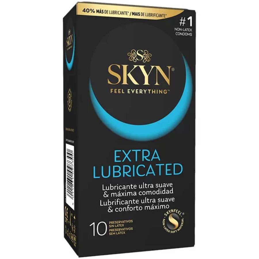 SKYN Extra Lubricated - Preservativos sin Látex 10 Unidades