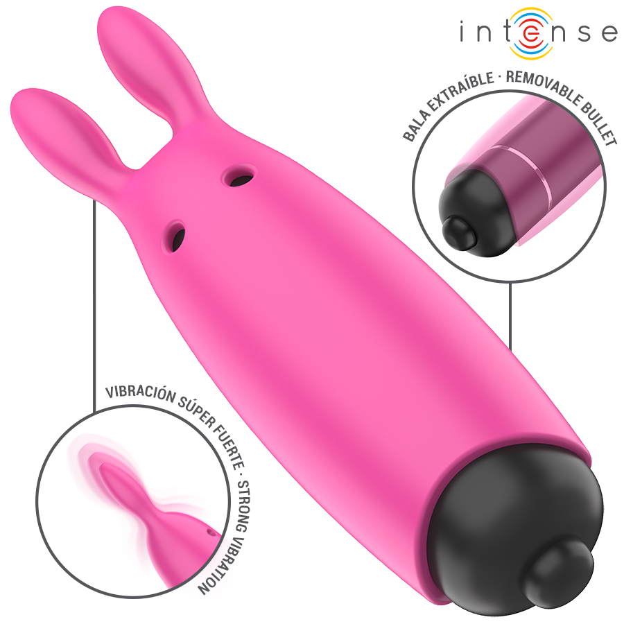 Intense Hopper Pink - Vibrador Compacto 8.3 cm
