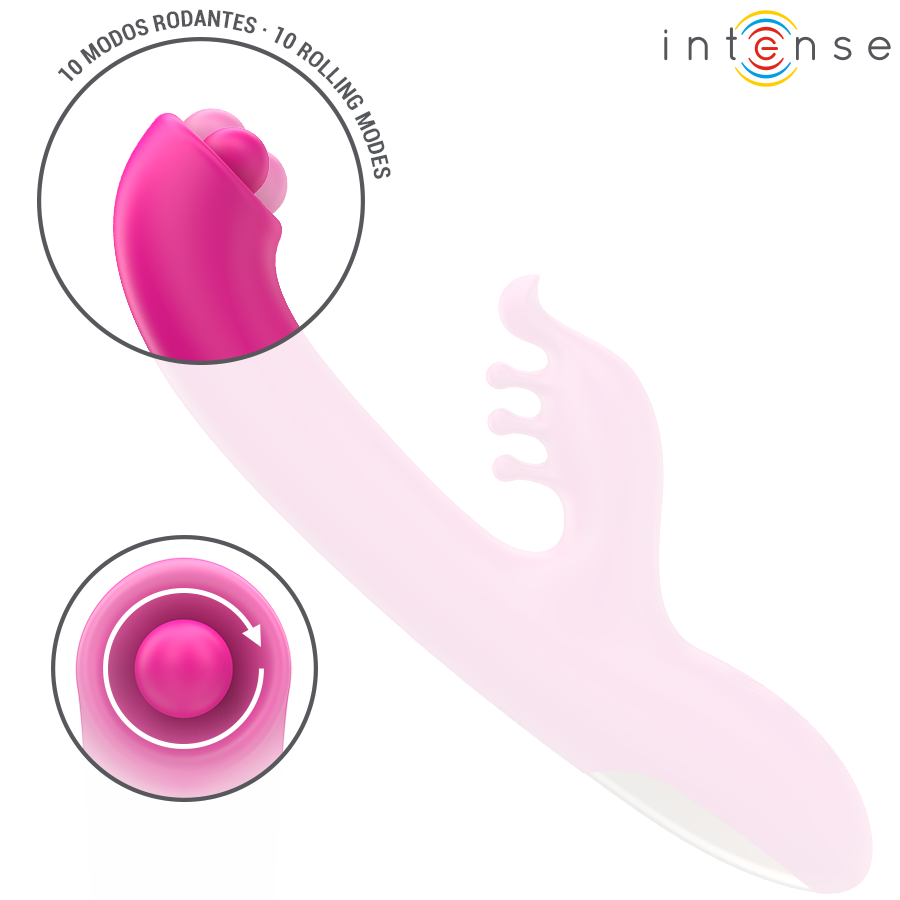 Intense Christina Vibrador Multifunción 22,5 cm Rosa