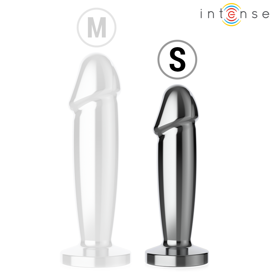 Intense Anal Plug Metal - 10 Vibraciones con Control Remoto Modelo S